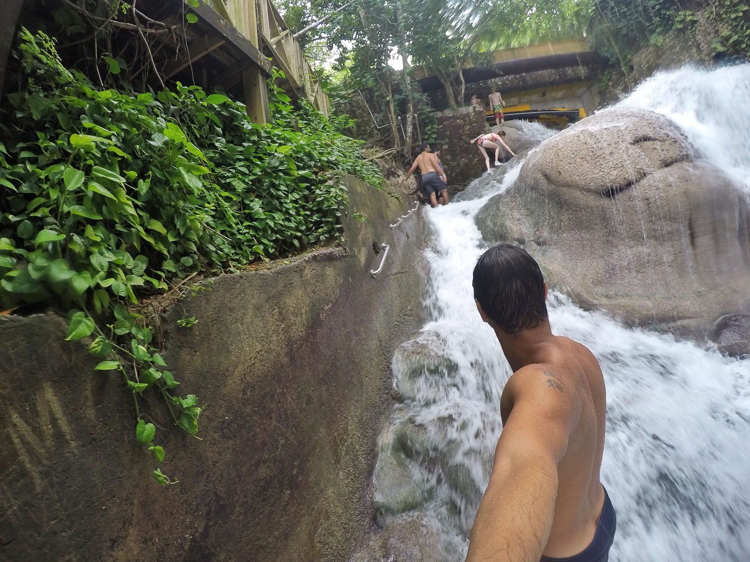 handrails dunns river falls