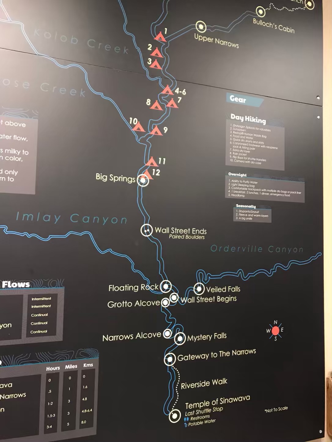 zion narrows map