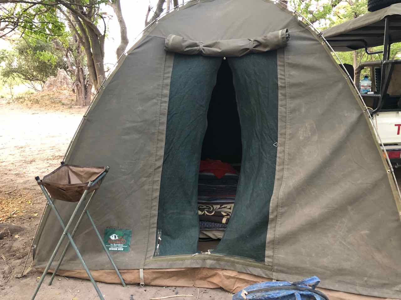 camping safari moremi