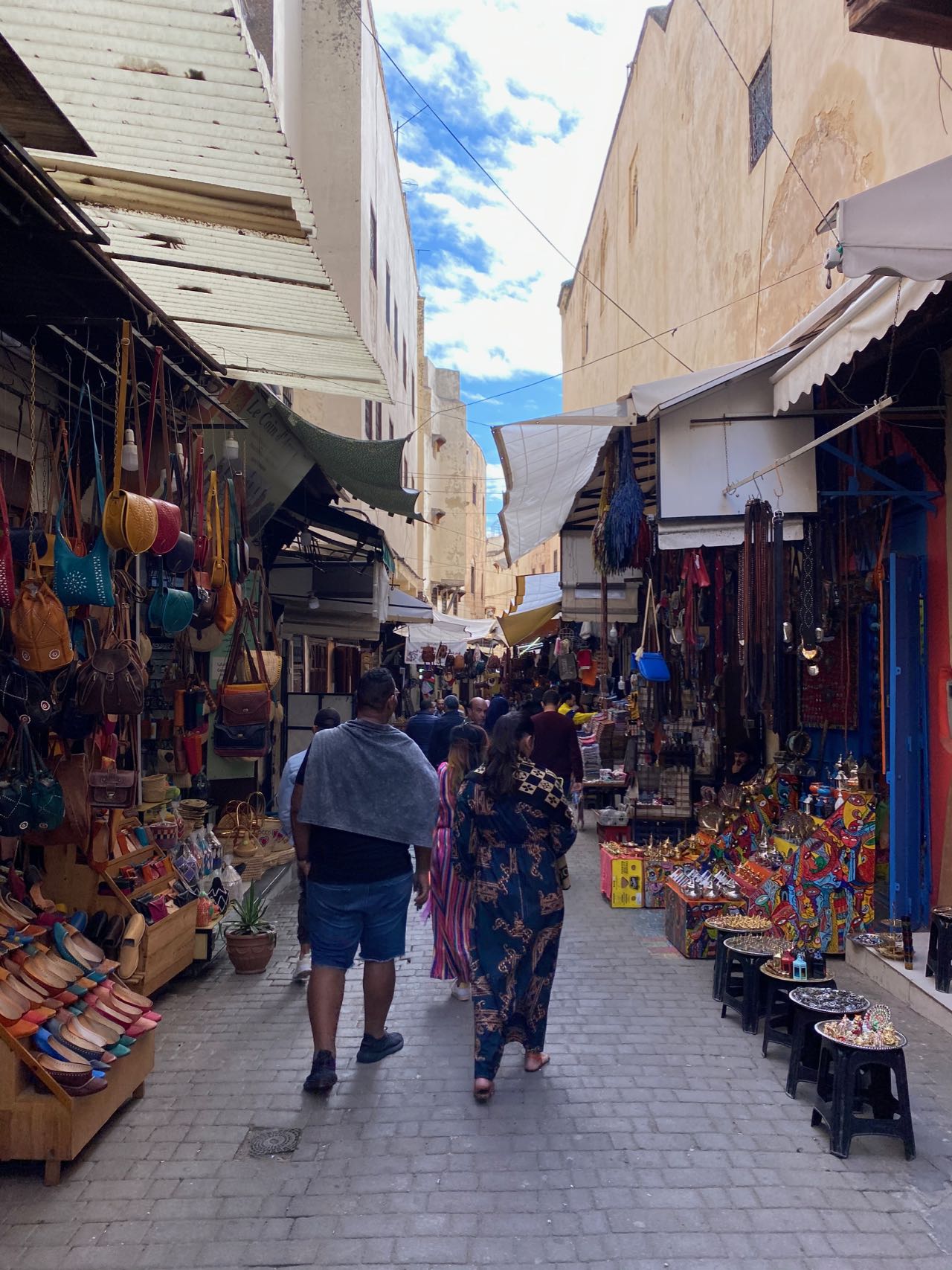 walking through Fez